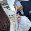 Милый Плюшевый Брелок-Ключница с Мишкой Рилаккума Прекрасное Украшение для Рюкзака Кукла Сладкий Праздничный Подарок для Друзей и Лучшего Друга