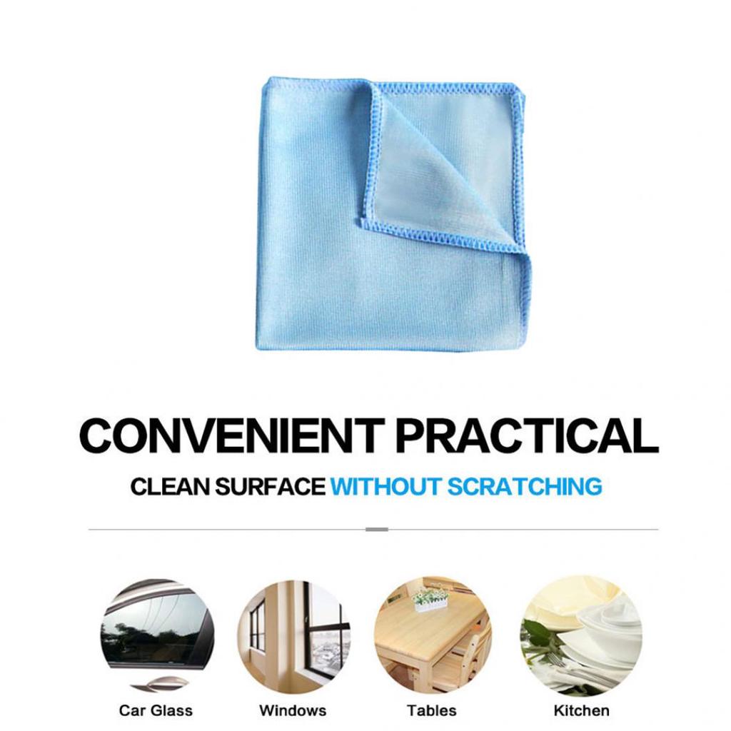 Полотенце для чистки стекол автомобиля из микрофибры, ткань для мытья окон, лобового стекла