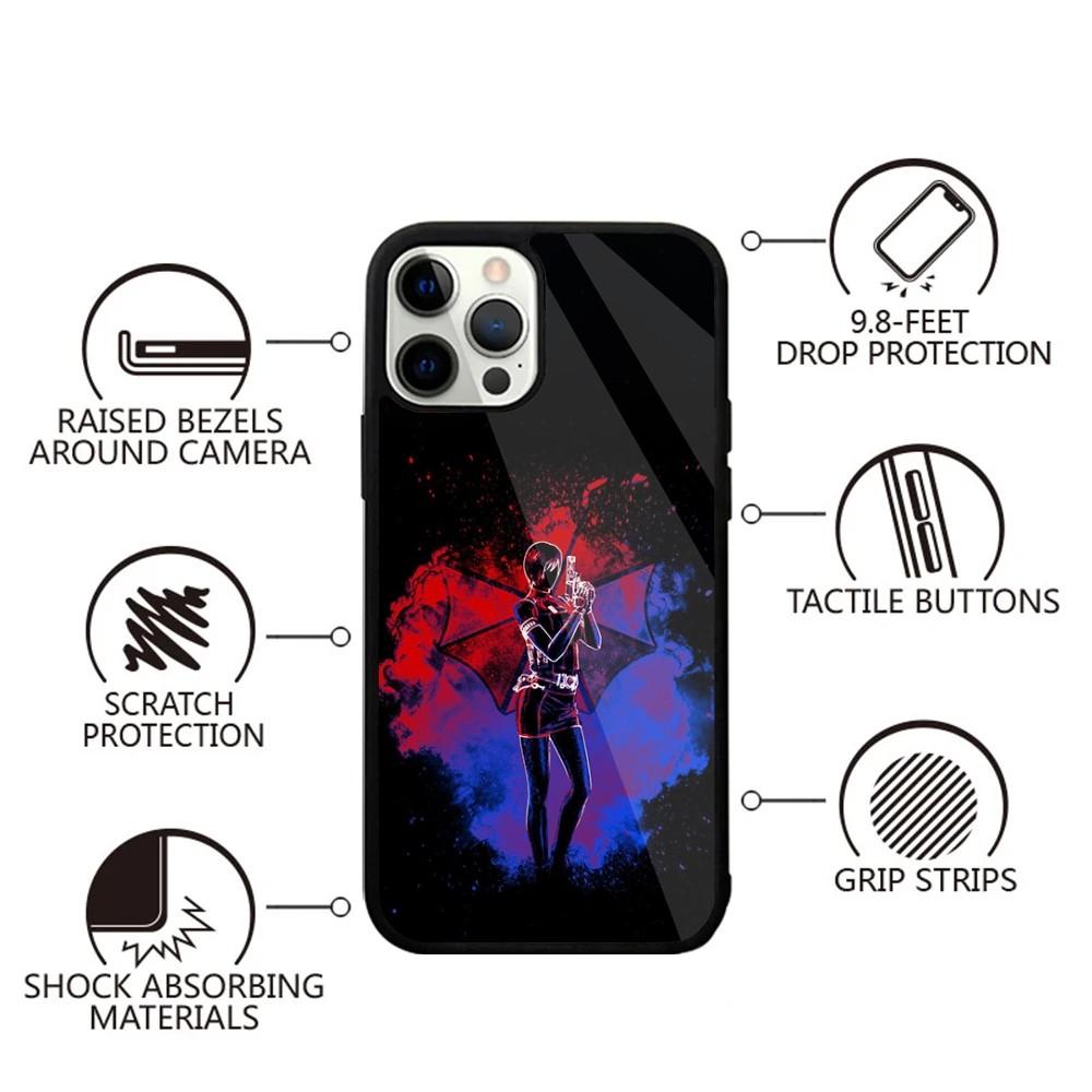 Чехол для телефона Game R-Resident E-Evils для iPhone 15,14,13,12,11,Plus,Pro,Max Mini Magsafe Магнитная беспроводная зарядка