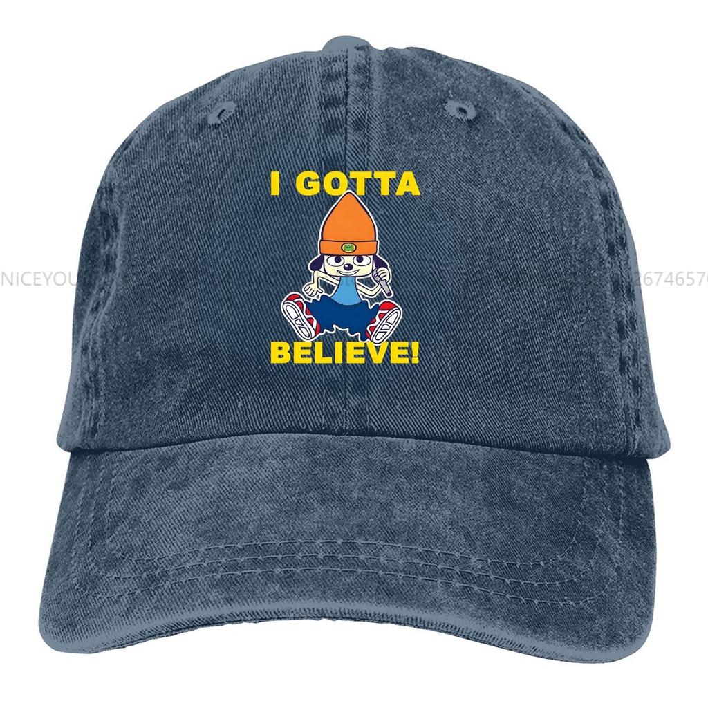 Я должен верить Бейсболки Кепка с козырьком PaRappa The Rapper Солнцезащитные шляпы для мужчин