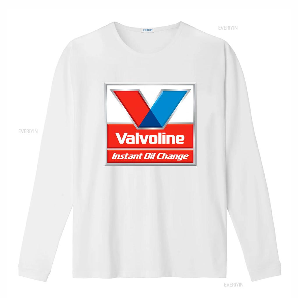 Футболка Valvoline для мгновенной замены масла, повседневная, винтажная, стираная, для ежедневного ношения, унисекс, дышащая, дизайнерская одежда