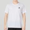 Adidas Tennis Fab Tee With Solid Logo Men Tops White HR8728