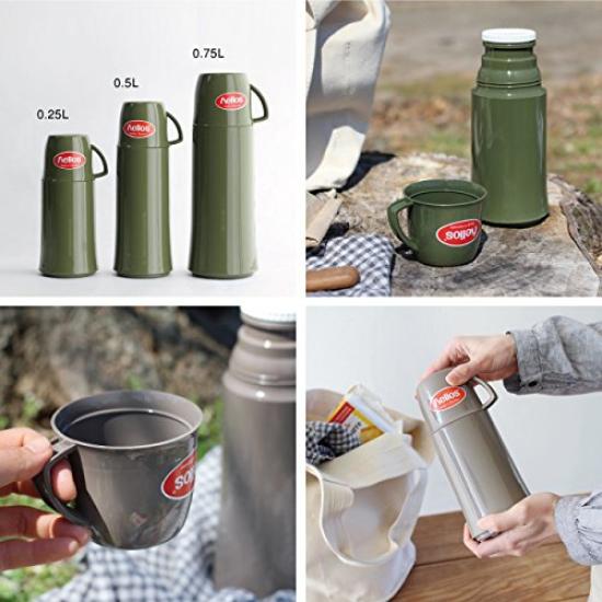 Настольный термос Helios Elegance 250 мл Ледяной голубой 544191