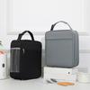 Insulated Reusable Lunch Bag Large Capacity with Slide Pocket Waterproof Buckle-designed Handle Portable Bento Bag