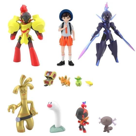 Genuine Elf Scale World Scarlet and Violet Paldea region Ceruledge Armarouge Gimmighoul Haruto1/20 Action Figure Model Toys
