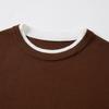 JUZUI Women's 100% Wool Faux Two-Piece Knit Sweater