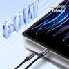 USAMS SJ769 U91 60W Aluminum Alloy Fast Charging Cable 1m USB-C to USB-C Data Cable