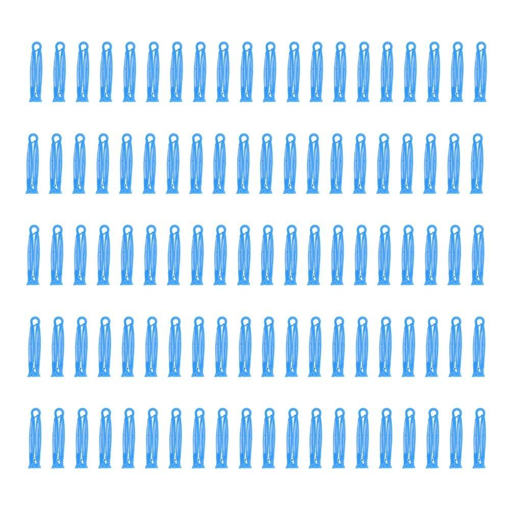 100pcs Non-Toxic Umbilical Tape Clamp PVC Umbilical Cord Clamp Horse