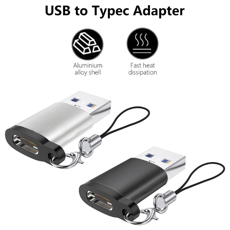 Короткие адаптеры USB C к USB Адаптеры USB Type C (мама) к USB3.0 (папа) Разъемы Адаптеры для зарядки для телефона, ноутбуков