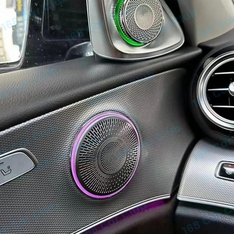 LED Ambient Lights For Mercedes Benz W205 W213 X253 W238 C/E/GLC Class E Coupe Car Door Horn Decorative Shell New Speaker Cover