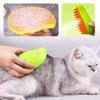 Cat Steamy Brush Electric Spray Brush 3 IN 1 Puppy Pet Comb Cute Mango Shape Hair Remover Combs Self Cleaning Dog Cat Grooming