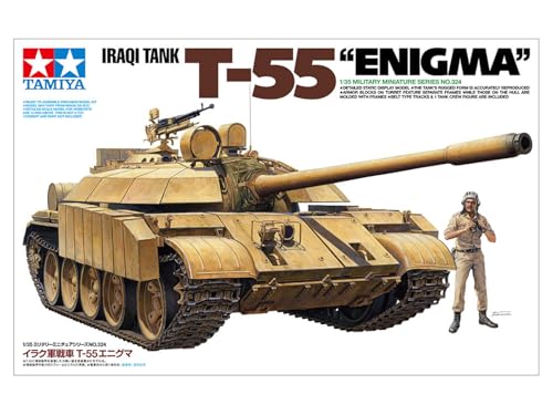 Tamiya 1/35 Военная миниатюра Серия Нет. 324 Иракский Танк Т-55 Энигма Пластиковая Модель 35324