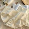 Morandi Color Pure Cotton Panties Breathable Antibacterial Hip Hugging Elastic Triangle Women’s Panties