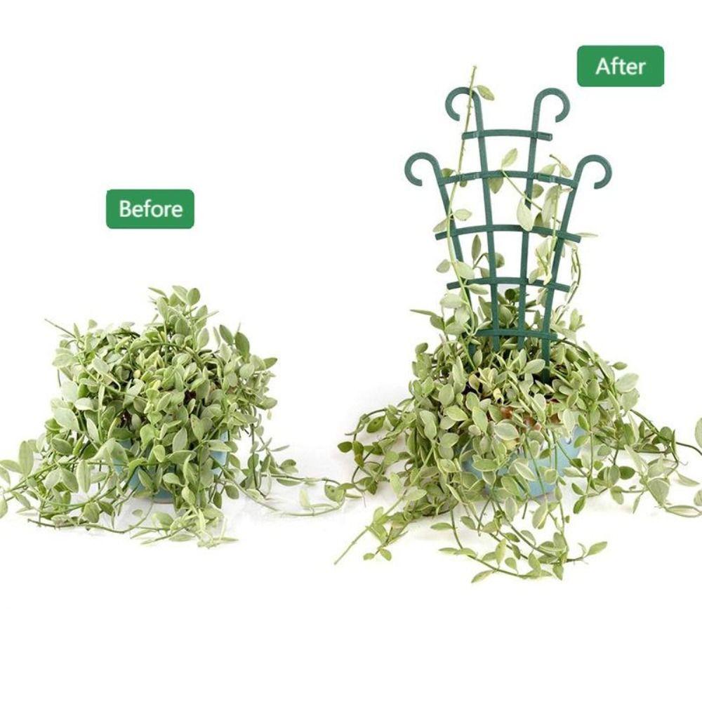 2шт пластиковая решетка для вьющихся растений, штабелируемая подставка для цветов, клетка для вьющихся растений, поддержка для ухода за растениями