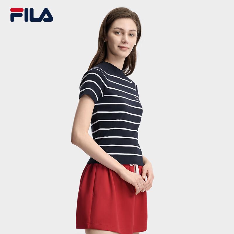 Fila Женская полосатая вязаная футболка