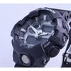 Casio G-SHOCK GA-710-1AJF [ЯРКИЙ ЦВЕТ Черный X Серебристый] Круглые часы Черные цифровые аналоговые