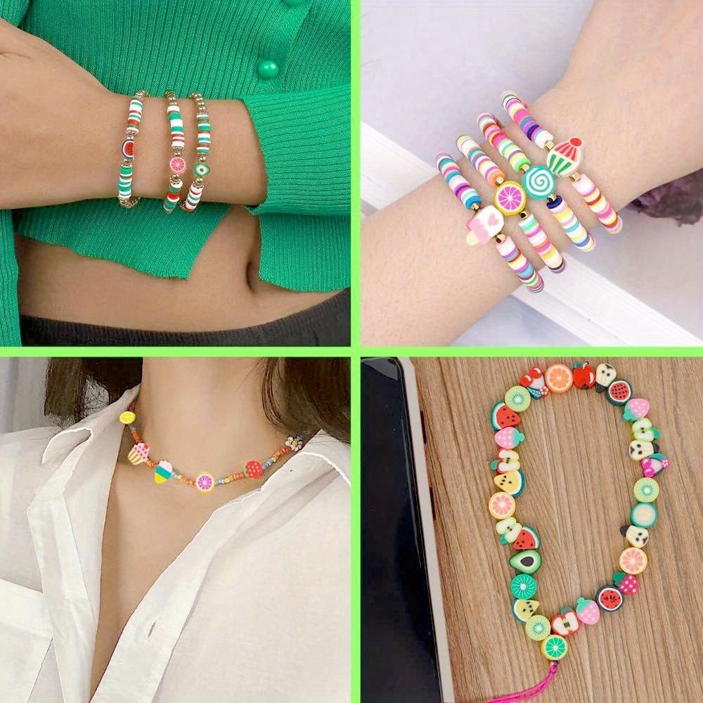 31/51/101 шт. смешанные полимерные глиняные разделительные бусины, креативные мягкие керамические декоративные бусины, браслет на лодыжку для лета и пляжа своими руками