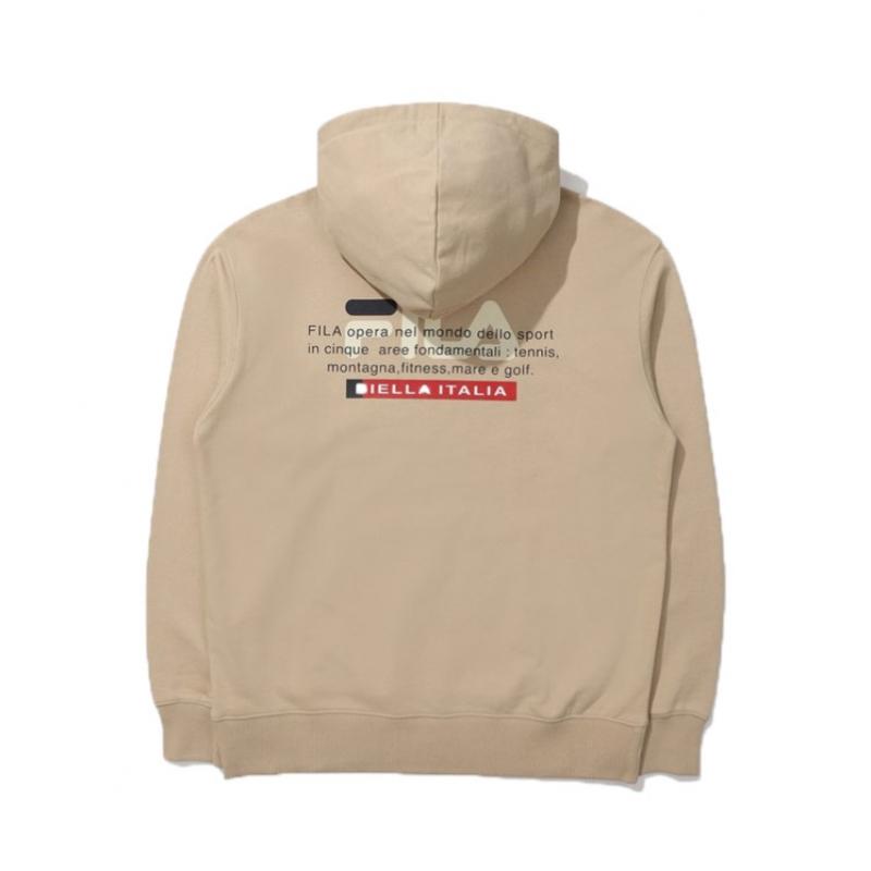 Fila Мужская толстовка с капюшоном свободного кроя с ретро-графикой fS2pod3106x Beg