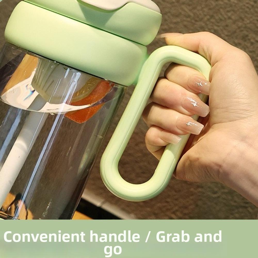 Leak-proof Sports Water Bottle Food Grade Tea Partition Cup Tea-water Separation Cup School