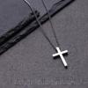 Unisex Trendy Cross Necklace – Simple, Cool Alloy Pendant Jewelry