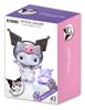Hanayama (HANAYAMA) [Transparent 3D Jigsaw Puzzle] Crystal Gallery Sanrio Kuromi Ribbon Crystal-Like Figure Interior Decor Ages 7+