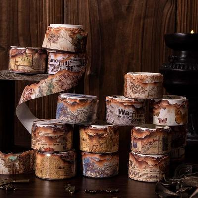 Лента «Прекрасный день»: Серия «Секретные материалы» — Материал для коллажа ретро-ландшафтов пришельцев (8 типов)