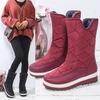 Women's Warm Snow Boots Thickened Anti-skid Waterproof Women's High Boots