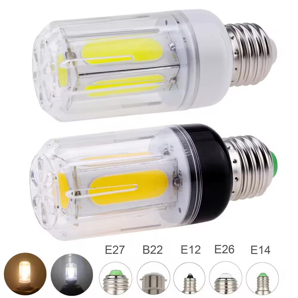 Сверхяркие 16 Вт LED COB кукурузные лампы AC 85-265 В Супер яркие домашние настольные лампы E27 E26 E14 E12 B22 Освещение для декора дома