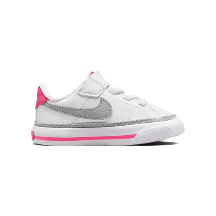 Nike Кроссовки Court Legacy Low для малышей Белые Розовые Младенцы и Малыши DA5382-111