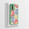 Для Чехол Realme GT Master Case RMX3363 Модный Цветочный Матовый Мягкий ТПУ Задняя Крышка Для OPPO Realme GT Master Edition Capas Fundas
