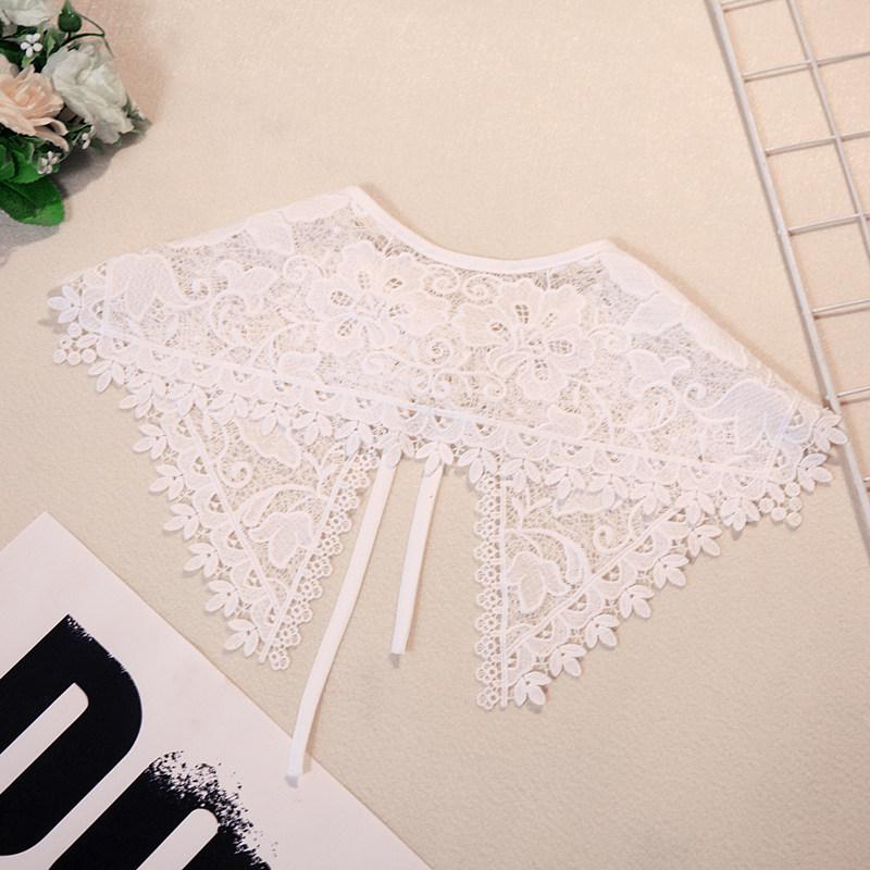 Универсальная маленькая шаль, женский искусственный воротник, весеннее и летнее платье, декоративный воротник, водорастворимый большой кукольный воротник, искусственный воротник