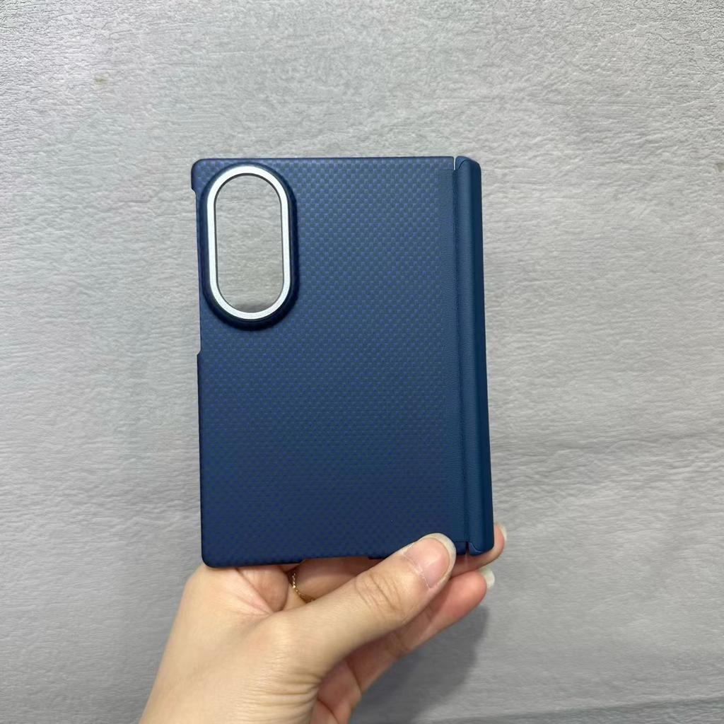 ICarbon для Samsung Galaxy Fold 7 8 Ultra Чехол из арамидного волокна Магнитный для MagSafe Супертонкая Легкая Крышка Fold 8 Широкая Углеродное волокно
