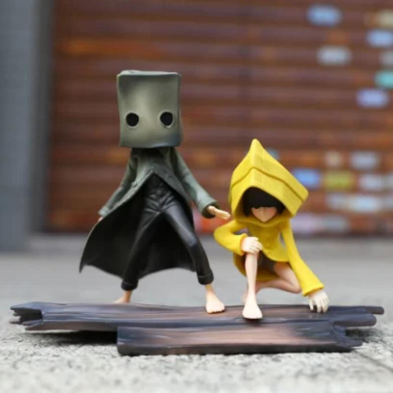 Мультяшные Фигурки Действия Six Mono из Little Nightmares II, Модель Игровой Сцены, Игрушки, Орнамент Шасси Персонажа, Коллекция, Хэллоуинские Подарки