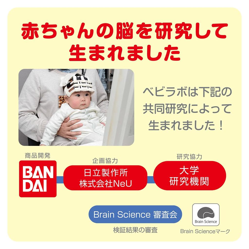 BANDAI BabyLabo Anpanman Brain Building Toy for Ages 6 Months and Up