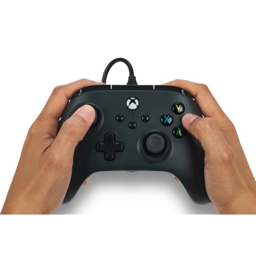[2 Year Warranty] PowerA Wired Controller Xbox Series X|S Xbox One PC for Windows 10/11 (Official Licensed) 1519265-01 Black Double Vibration Function