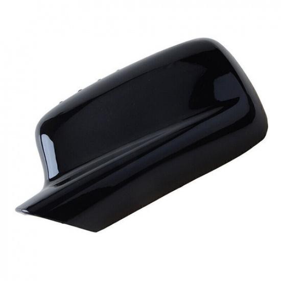 1X Right Gloss Black Mirror Cover Covering Cap for BMW E46 E65 E66 E67 2005~18