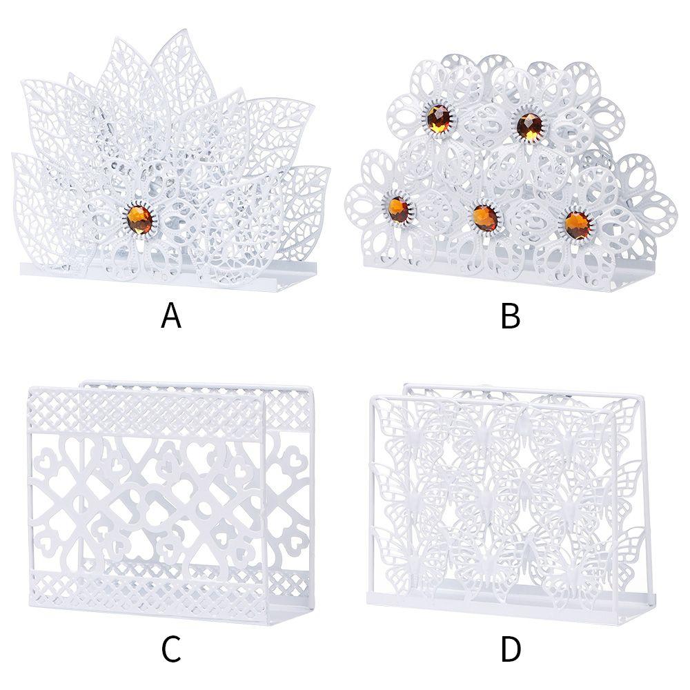 Диспенсер для полотенец с цветочным узором, вертикальный держатель для бумажных полотенец, держатель для салфеток, металлический держатель для салфеток AVE