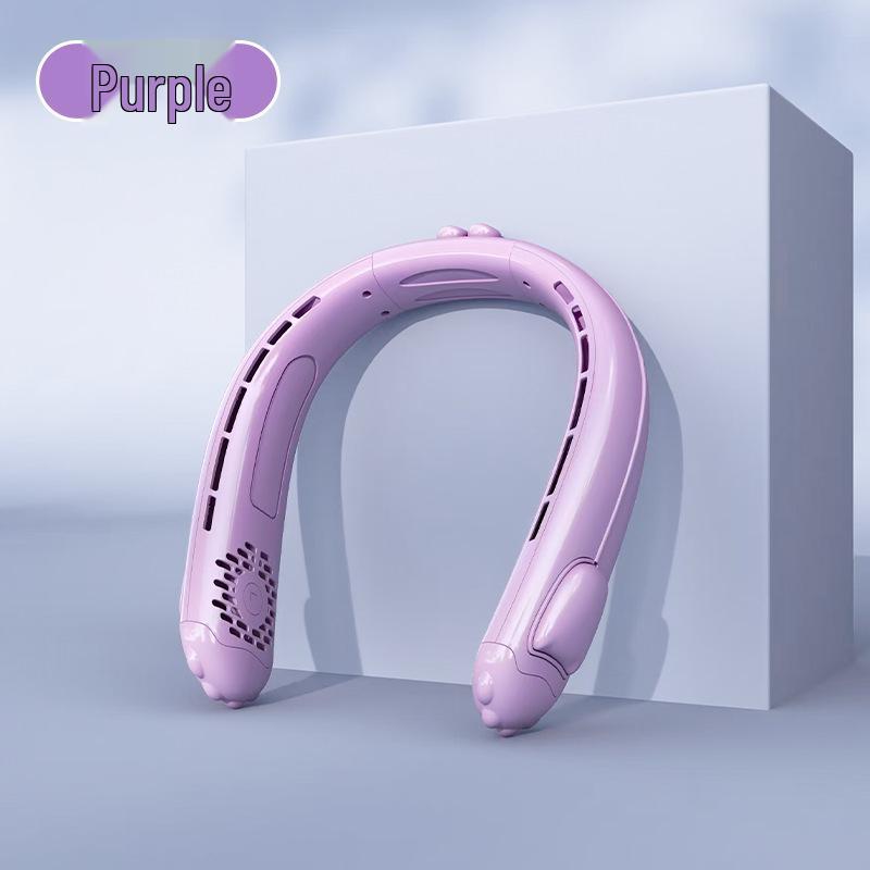 Bluetooth-вентилятор-гарнитура на шею с USB-зарядкой для активного отдыха на природе