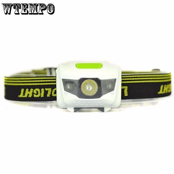 Ultra Light Waterproof Double Lamp Beads LED Red Warning Light Outdoor Sports Headlights for Mountain Climbing and Fishing Owl Headlights