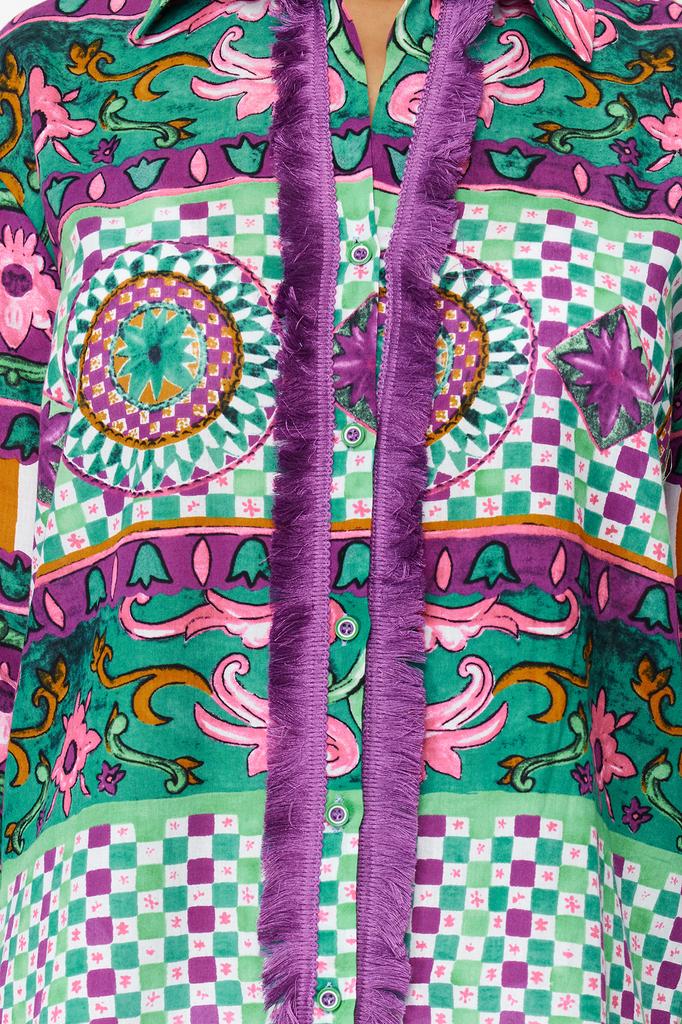 Women's Fashion Shirt Shirt Collar Long Striped Woven 100% Cotton Shirt