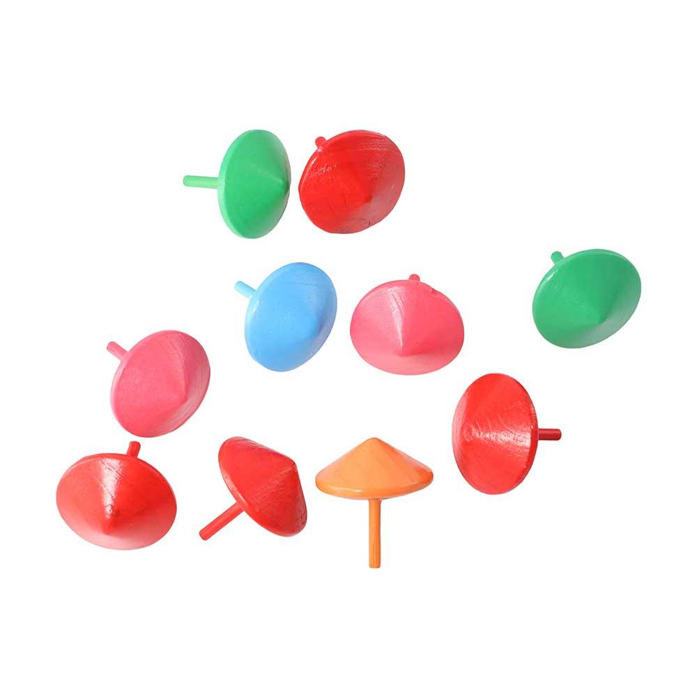 Gyro Toys Peg-Top Wooden Gyro Toys Woode Spinning Top Toy Desktop Spinning Top Wooden Rotate Gyro