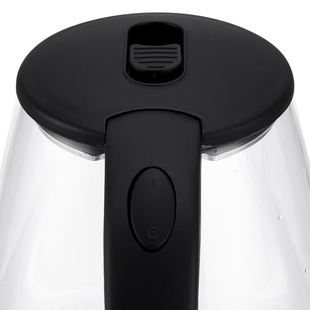 Электрический чайник 2 л большой емкости с европейской вилкой для кипячения воды, чайник из нержавеющей стали 304 с внутренним покрытием, стеклянный чайник с синим светом, электрический чайник для дома