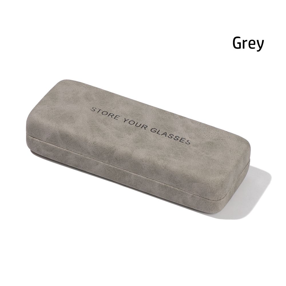 Мужской Женский Стальной Кожаный Портативный Футляр для Очков Футляр для Очков для Чтения Футляры для Очков Футляр для Очков