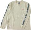 Футболка HWYC Brushed Long Sleeve Long Print [Chums] T-Sleeve CH01-2305 (XXL, G057 Серо-бежевый)