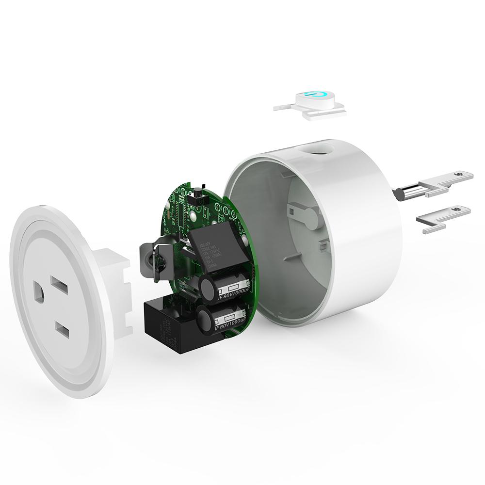 Germa Us 10a умная розетка Wi-Fi, вилка питания, мобильное приложение Tuya, дистанционное управление, работает с Alexa Google Home для умной жизни