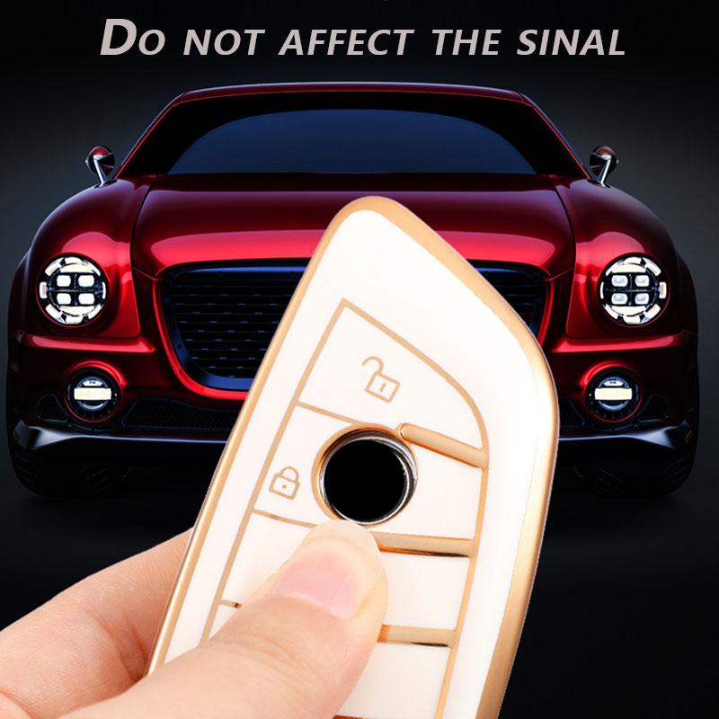 Чехол для ключей от автомобиля для BMW X1 X3 X5 X6 X7 1 3 5 6 7 серии G20 G30 G11 F15 F16 G01 G02 F48, чехол для дистанционного ключа, сумка-брелок