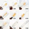 Bombiilas Filament LED Light Bulb E27 220V 240V ST64 A60 T45 G45 T10 Candle Light Glass Bulb Lampara LED Lamp Lighting Bedroom