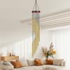 1Piece 12 Tubes Aluminum Alloy Wind Chimes With Hook Bells Rotatable For Outside Home Wedding Party Decoration Gifts