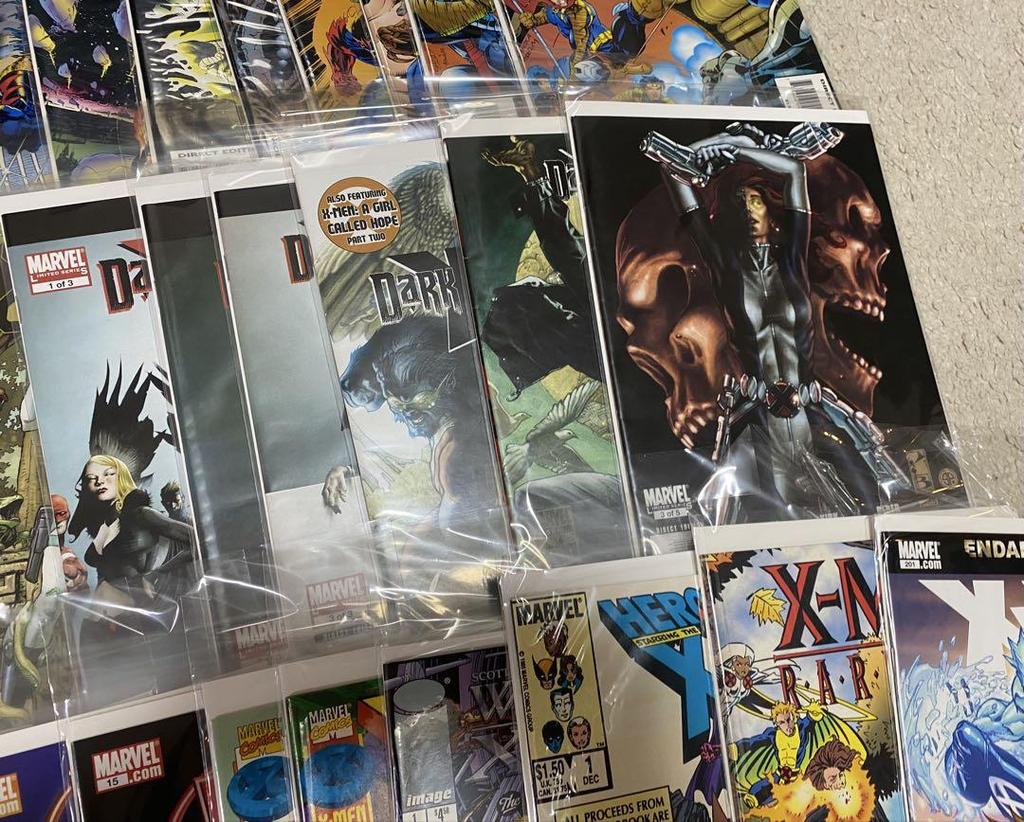 [Б/У] Набор американских комиксов, связанных с Людьми Икс, из 50 листов американских комиксов