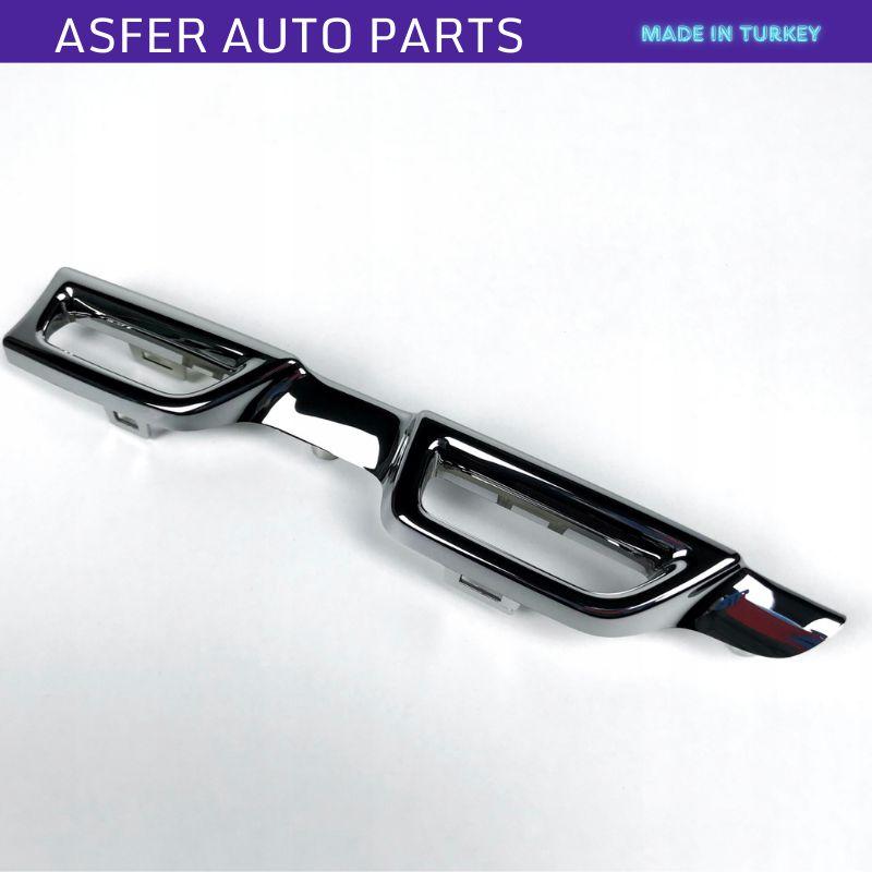 Хромированная накладка на переднюю решетку радиатора, верхняя левая, для Duster Mk1 2013-2017 OEM 623840543R